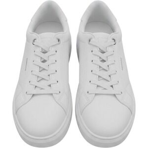 Lucky Step Women White Air Cooled Platform Sneakers Low Top Trainers Size 6.5
